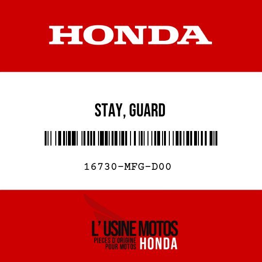 image de 16730-MFG-D00 STAY, GUARD