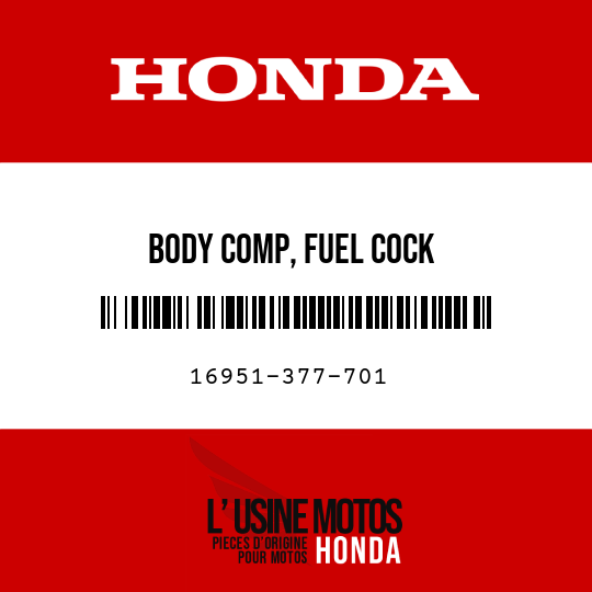image de 16951-377-701 BODY COMP, FUEL COCK