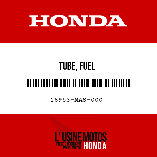image de 16953-MAS-000 TUBE, FUEL