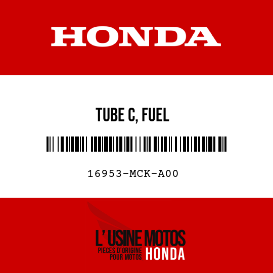 image de 16953-MCK-A00 TUBE C, FUEL