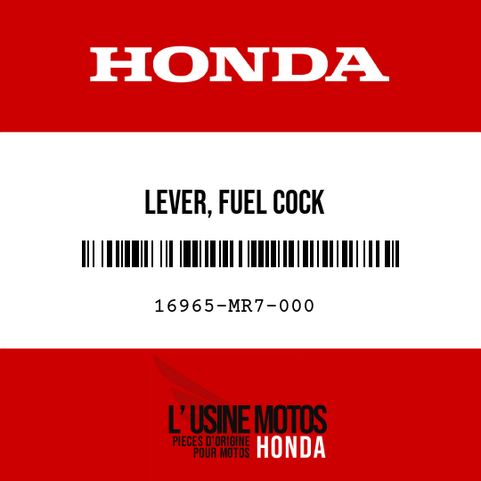 image de 16965-MR7-000 LEVER, FUEL COCK
