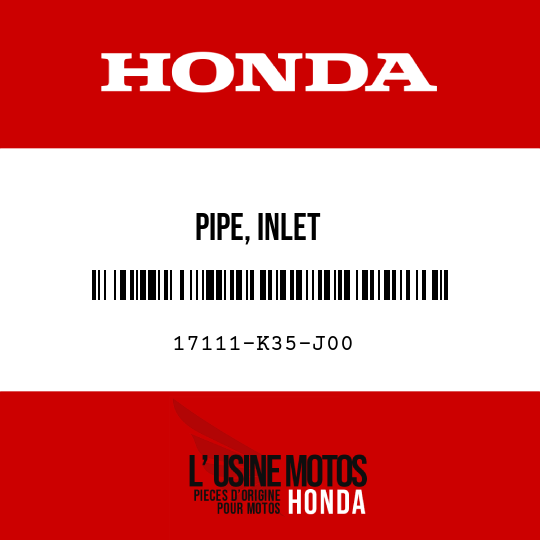 image de 17111-K35-J00 PIPE, INLET