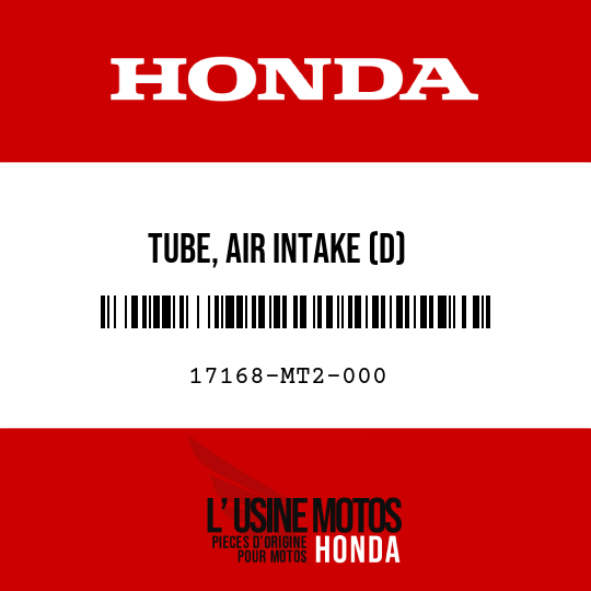 image de 17168-MT2-000 TUBE, AIR INTAKE (D)