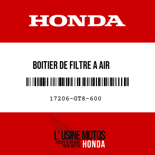 image de 17206-GT8-600 BOITIER DE FILTRE A AIR