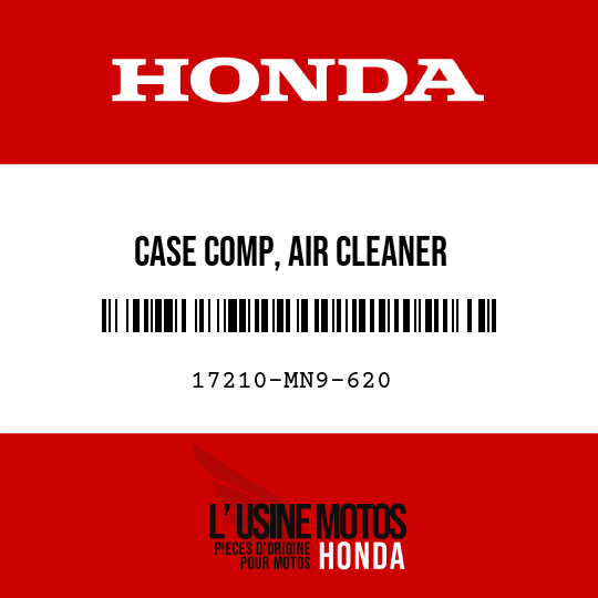 image de 17210-MN9-620 CASE COMP, AIR CLEANER