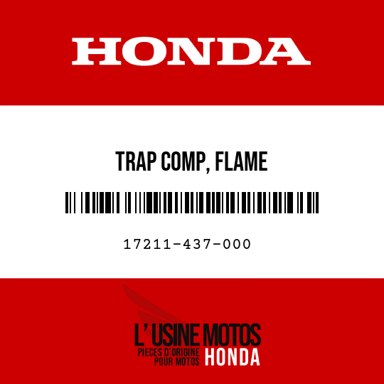 image de 17211-437-000 TRAP COMP, FLAME