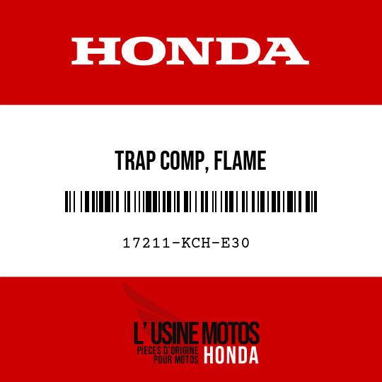 image de 17211-KCH-E30 TRAP COMP, FLAME