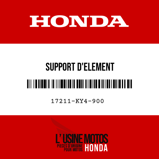 image de 17211-KY4-900 SUPPORT D'ELEMENT
