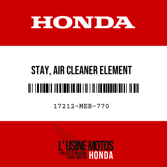 image de 17212-MEB-770 STAY, AIR CLEANER ELEMENT