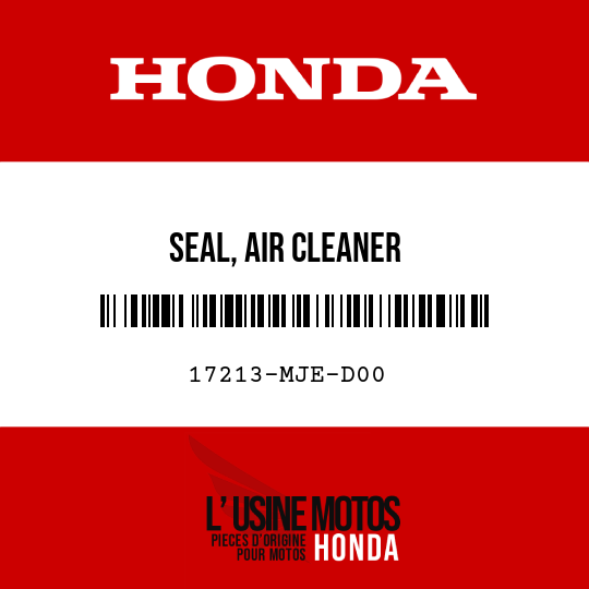 image de 17213-MJE-D00 SEAL, AIR CLEANER