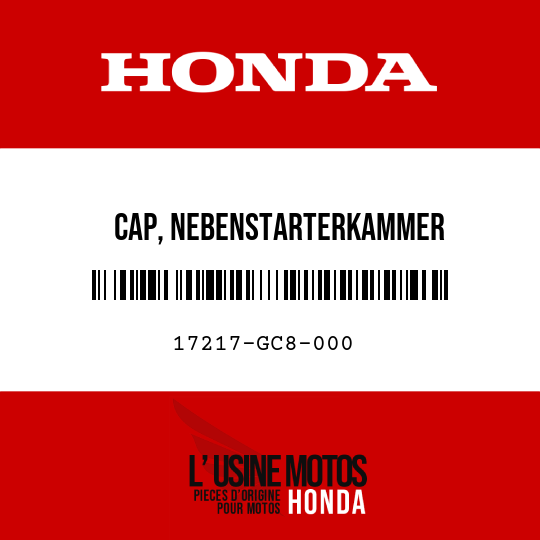 image de 17217-GC8-000 CAP, NEBENSTARTERKAMMER