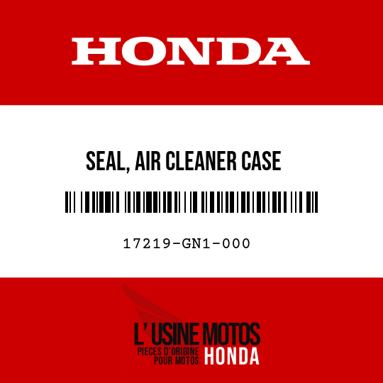 image de 17219-GN1-000 SEAL, AIR CLEANER CASE