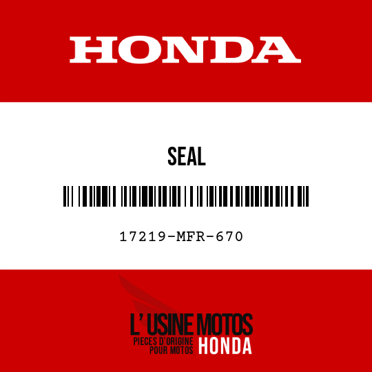 image de 17219-MFR-670 SEAL