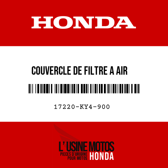 image de 17220-KY4-900 COUVERCLE DE FILTRE A AIR