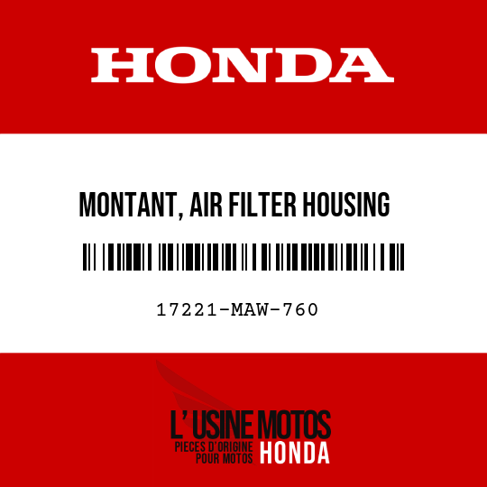 image de 17221-MAW-760 MONTANT, AIR FILTER HOUSING AUXILIARY G