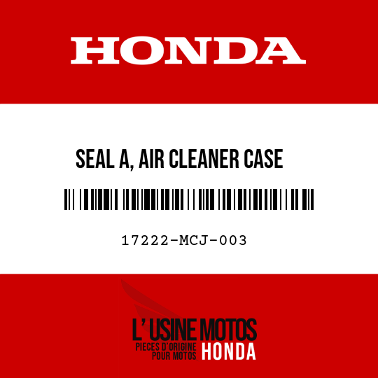 image de 17222-MCJ-003 SEAL A, AIR CLEANER CASE