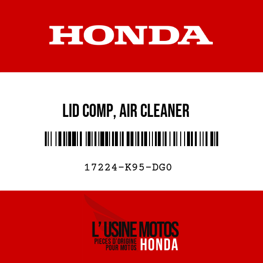 image de 17224-K95-DG0 LID COMP, AIR CLEANER