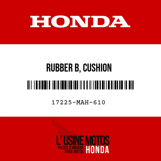 image de 17225-MAH-610 RUBBER B, CUSHION