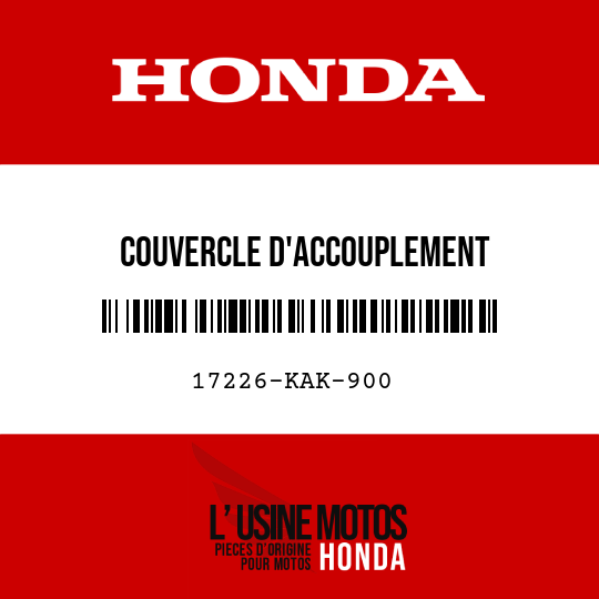 image de 17226-KAK-900 COUVERCLE D'ACCOUPLEMENT