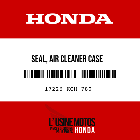 image de 17226-KCH-780 SEAL, AIR CLEANER CASE