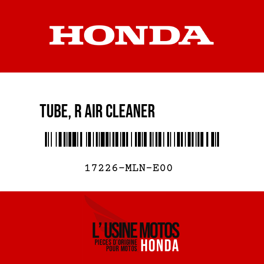 image de 17226-MLN-E00 TUBE, R AIR CLEANER          CONNECTING