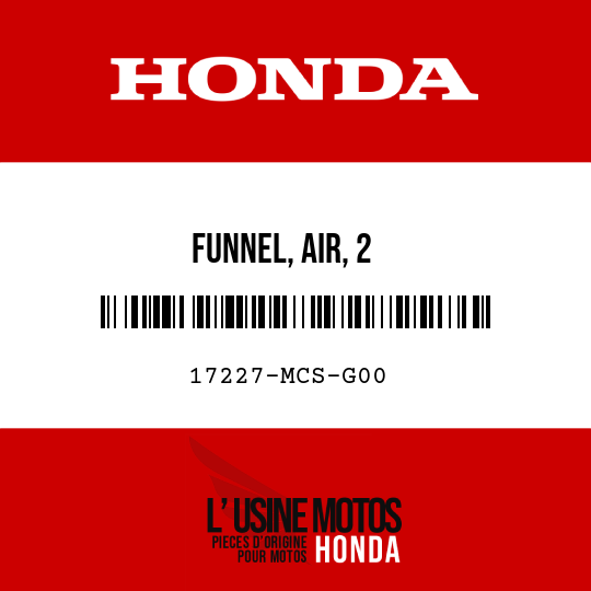 image de 17227-MCS-G00 FUNNEL, AIR, 2