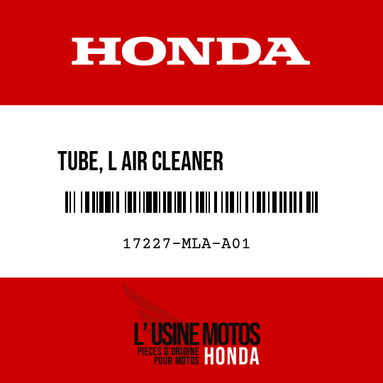 image de 17227-MLA-A01 TUBE, L AIR CLEANER          CONNECTING