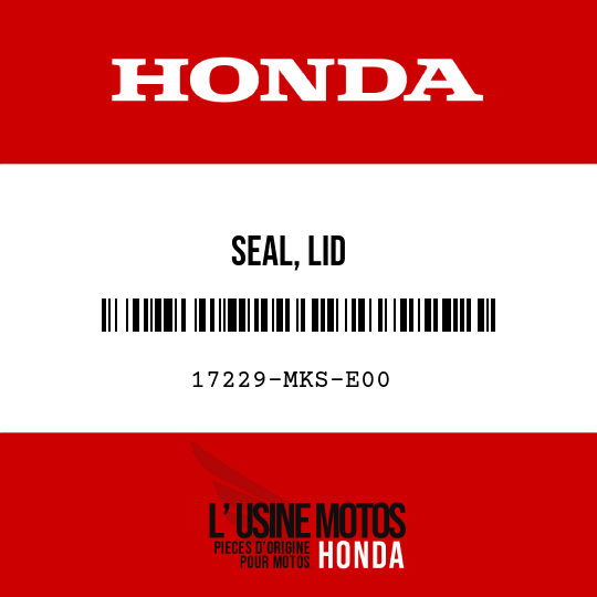 image de 17229-MKS-E00 SEAL, LID