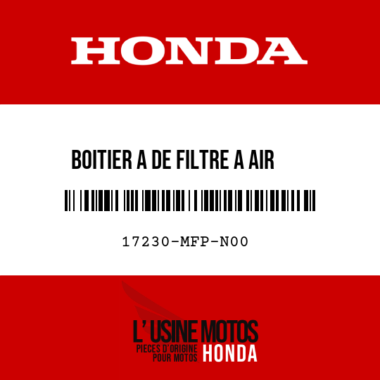 image de 17230-MFP-N00 BOITIER A DE FILTRE A AIR