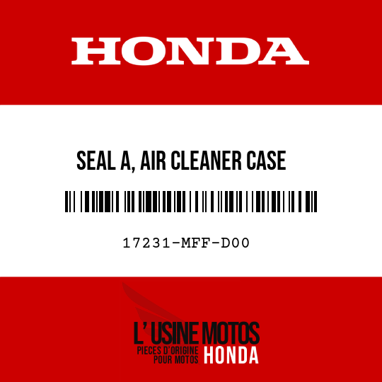 image de 17231-MFF-D00 SEAL A, AIR CLEANER CASE