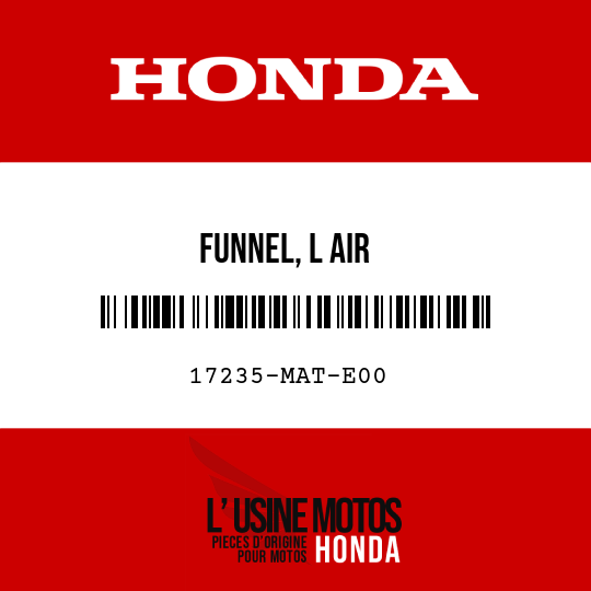 image de 17235-MAT-E00 FUNNEL, L AIR