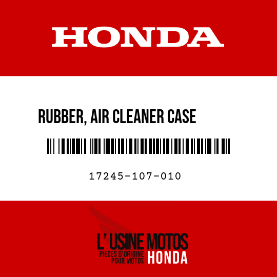 image de 17245-107-010 RUBBER, AIR CLEANER CASE      MOUNTING