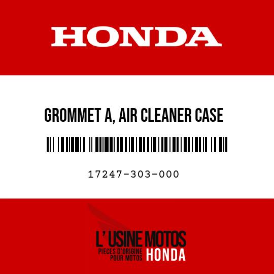 image de 17247-303-000 GROMMET A, AIR CLEANER CASE