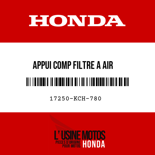 image de 17250-KCH-780 APPUI COMP FILTRE A AIR