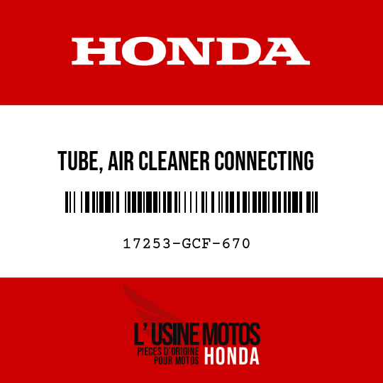 image de 17253-GCF-670 TUBE, AIR CLEANER CONNECTING