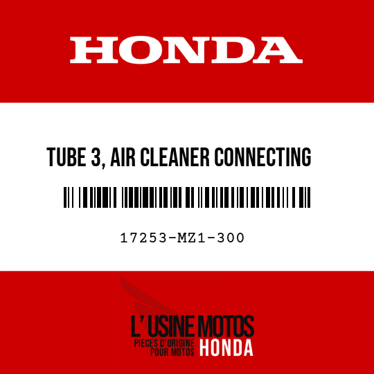 image de 17253-MZ1-300 TUBE 3, AIR CLEANER CONNECTING