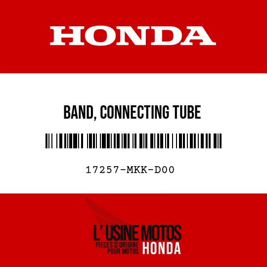 image de 17257-MKK-D00 BAND, CONNECTING TUBE