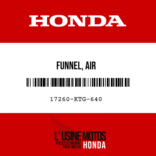 image de 17260-KTG-640 FUNNEL, AIR