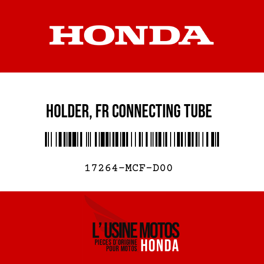image de 17264-MCF-D00 HOLDER, FR CONNECTING TUBE