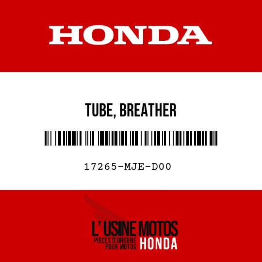 image de 17265-MJE-D00 TUBE, BREATHER
