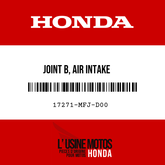 image de 17271-MFJ-D00 JOINT B, AIR INTAKE