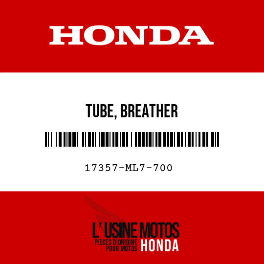 image de 17357-ML7-700 TUBE, BREATHER