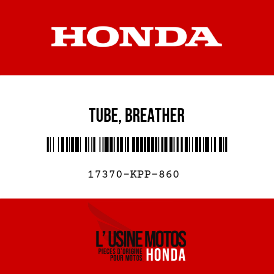 image de 17370-KPP-860 TUBE, BREATHER