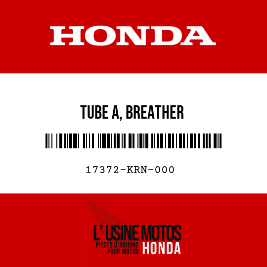 image de 17372-KRN-000 TUBE A, BREATHER