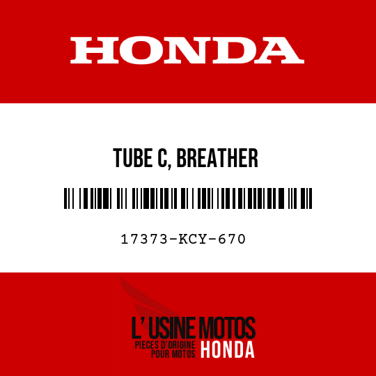 image de 17373-KCY-670 TUBE C, BREATHER