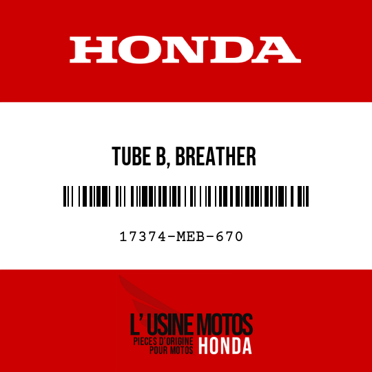 image de 17374-MEB-670 TUBE B, BREATHER