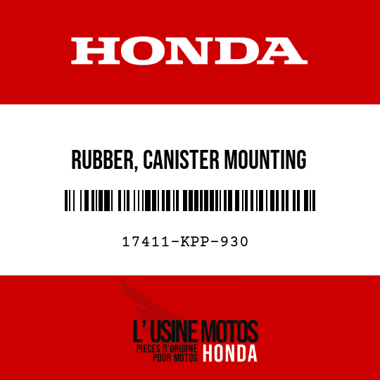 image de 17411-KPP-930 RUBBER, CANISTER MOUNTING