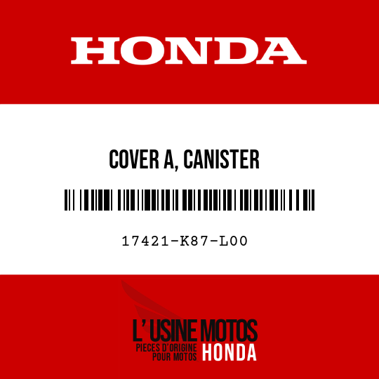 image de 17421-K87-L00 COVER A, CANISTER