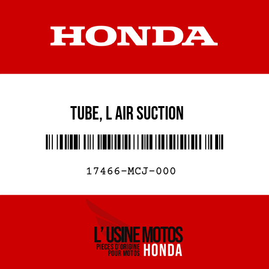 image de 17466-MCJ-000 TUBE, L AIR SUCTION