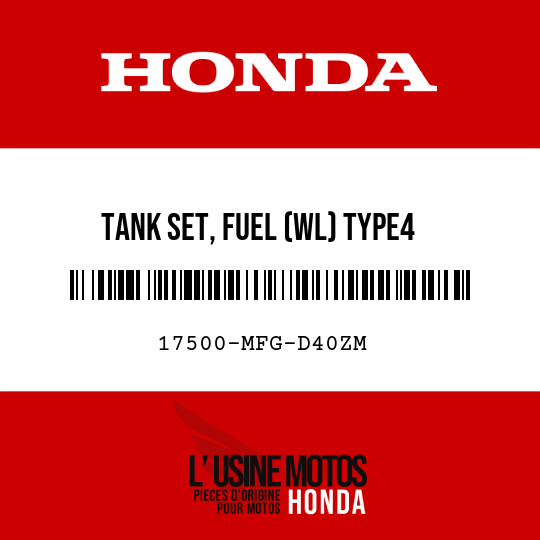 image de 17500-MFG-D40ZM TANK SET, FUEL (WL) TYPE4